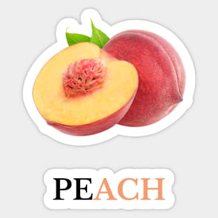 PEACH Sticker